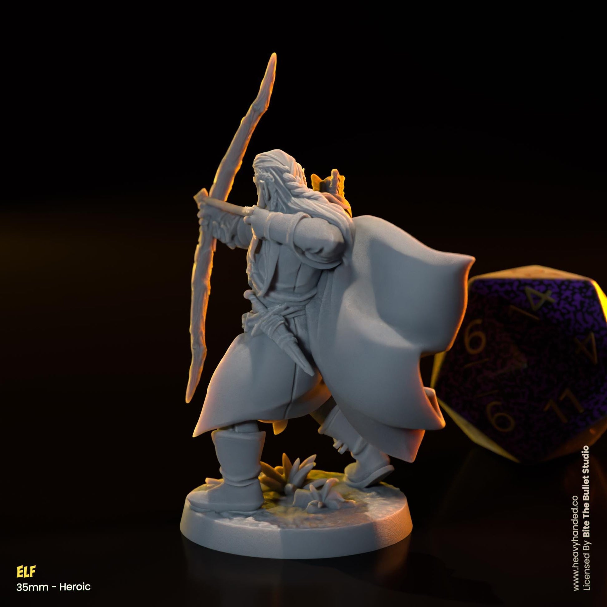 Elf Miniature (Legolas) | Dungeons and Dragons Mini RPG Tabletop Miniature DnD Painting Pathfinder 5e DnD | BtB