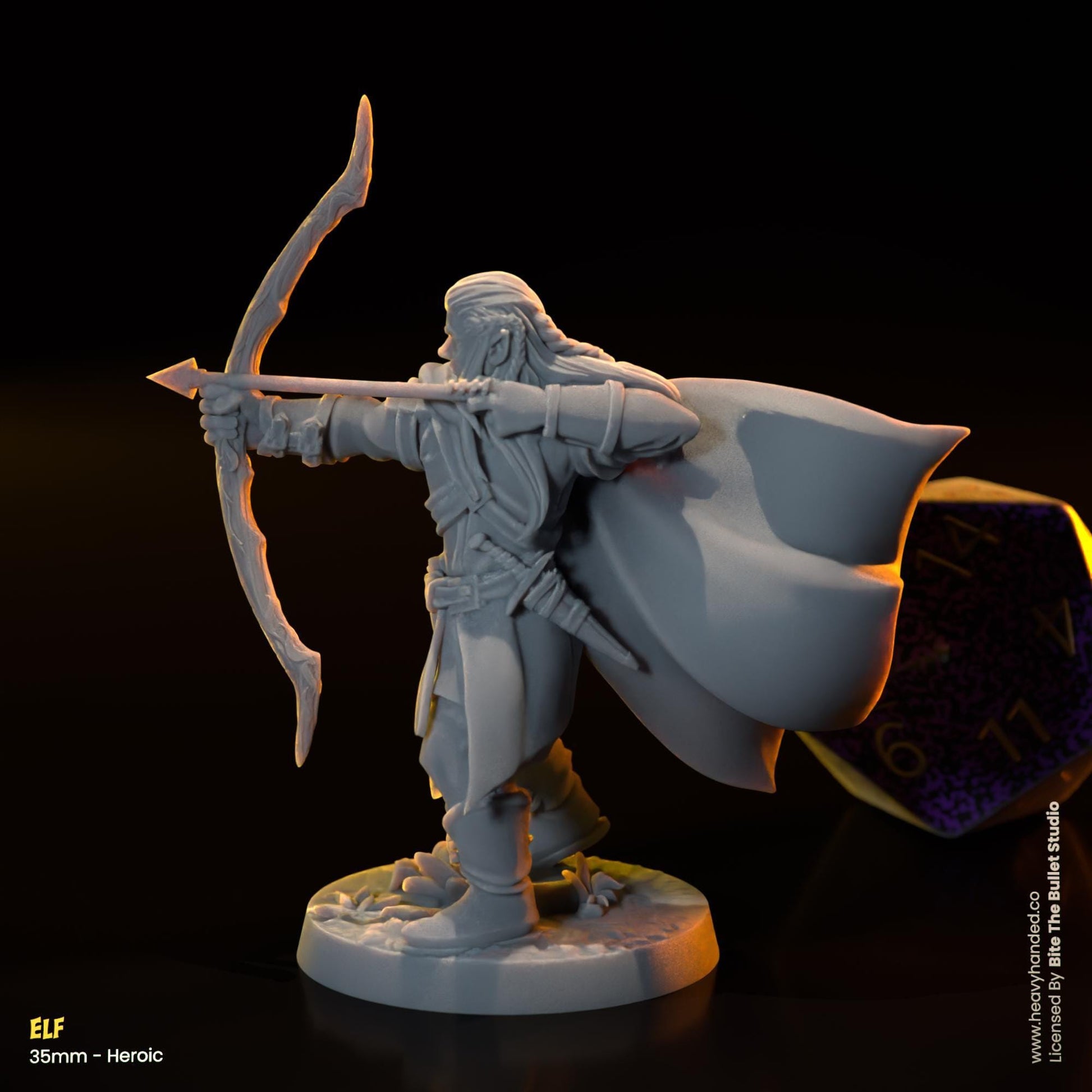 Elf Miniature (Legolas) | Dungeons and Dragons Mini RPG Tabletop Miniature DnD Painting Pathfinder 5e DnD | BtB