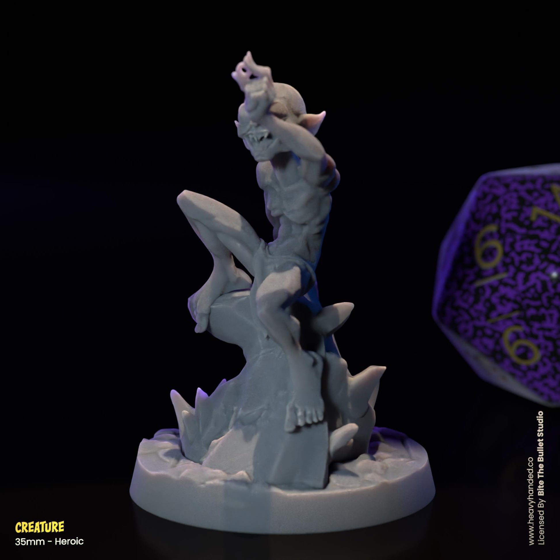 Creature Miniature (Sméagol/Gollum) | Dungeons and Dragons Mini RPG Tabletop Miniature DnD Painting Pathfinder 5e DnD | BtB