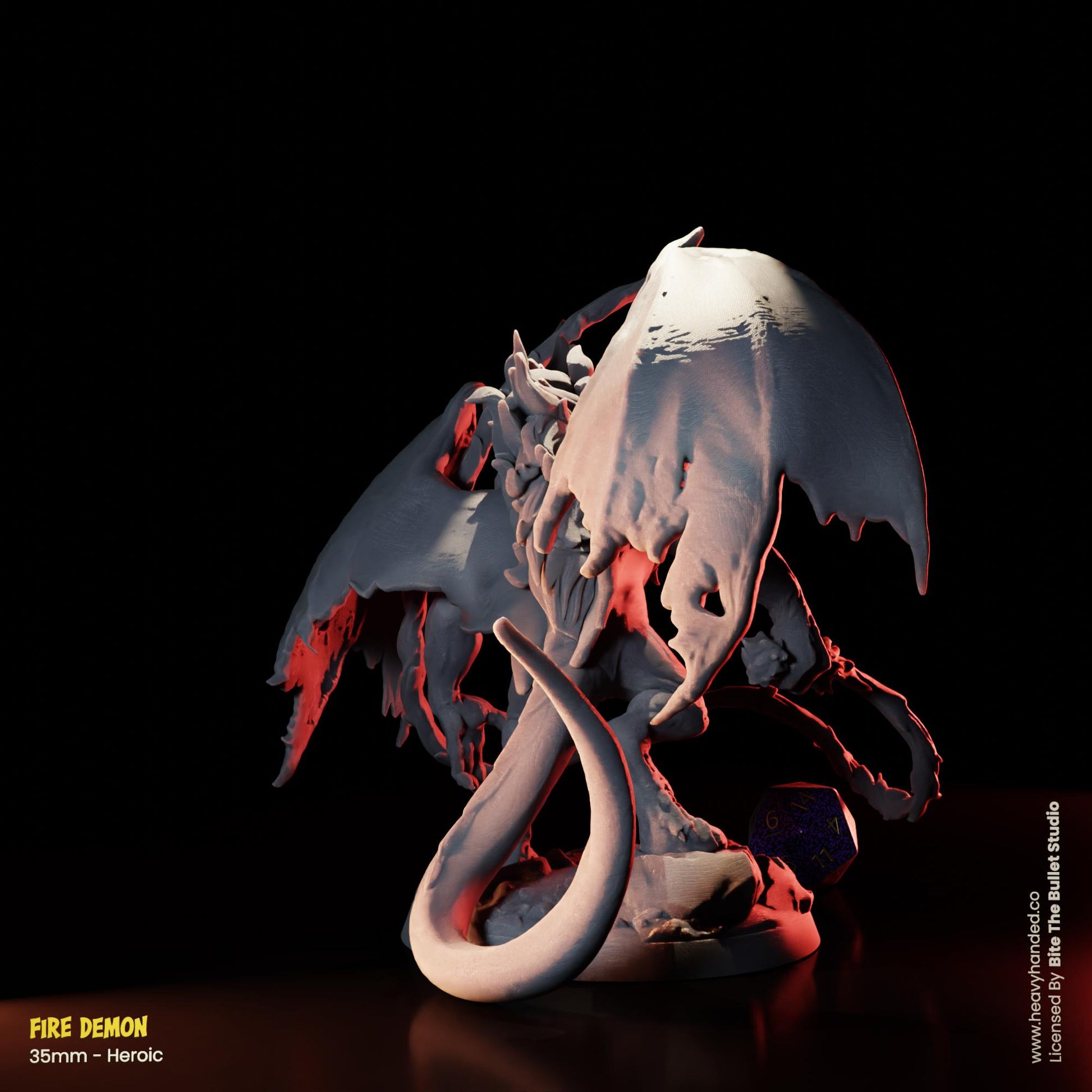 Balrog Fire Demon LOTR Tabletop RPG 32mm Miniature