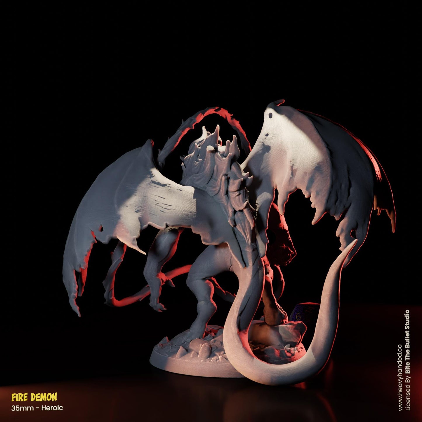 Balrog Fire Demon LOTR Tabletop RPG 32mm Miniature