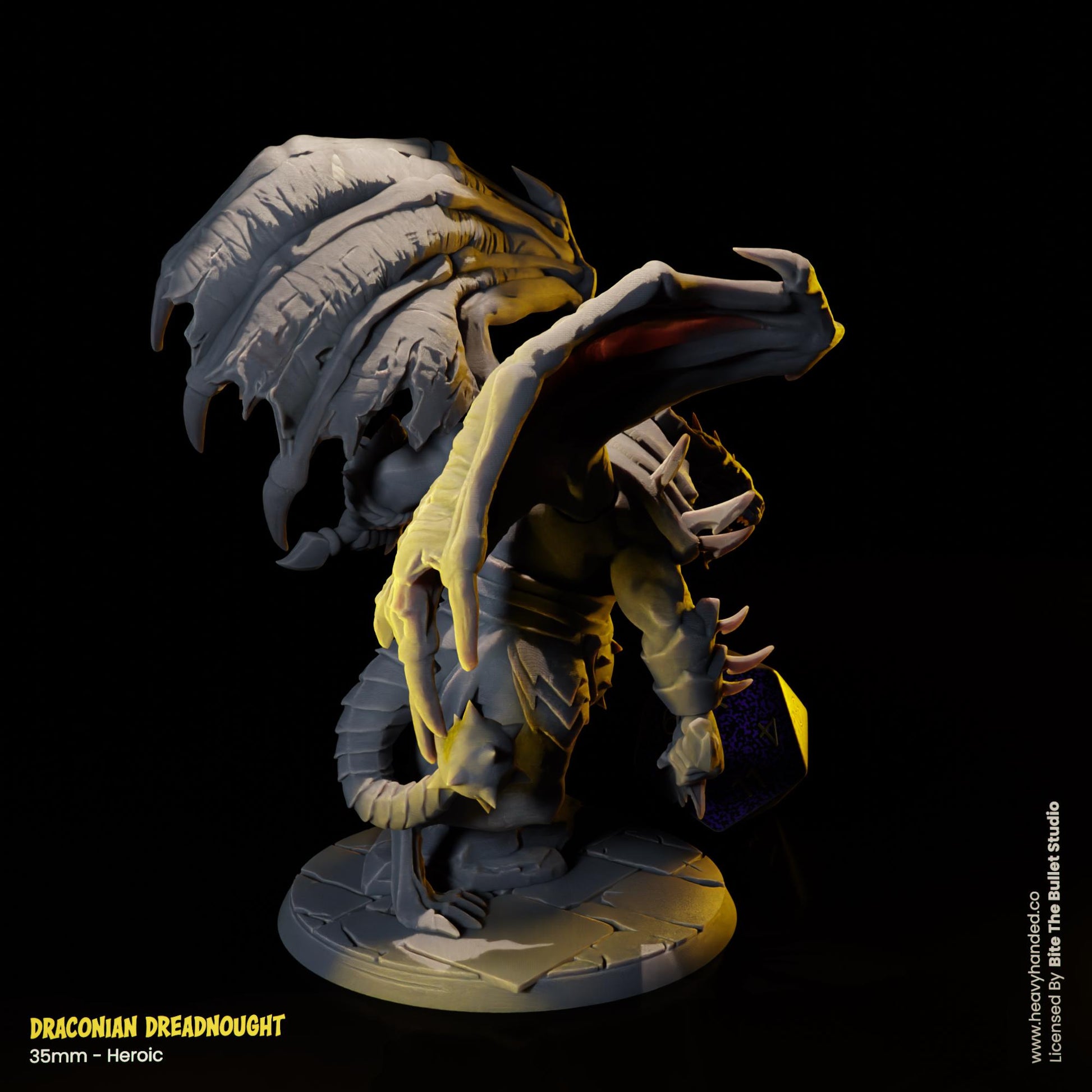 Draconian Dreadnought D&D RPG 35mm Miniature