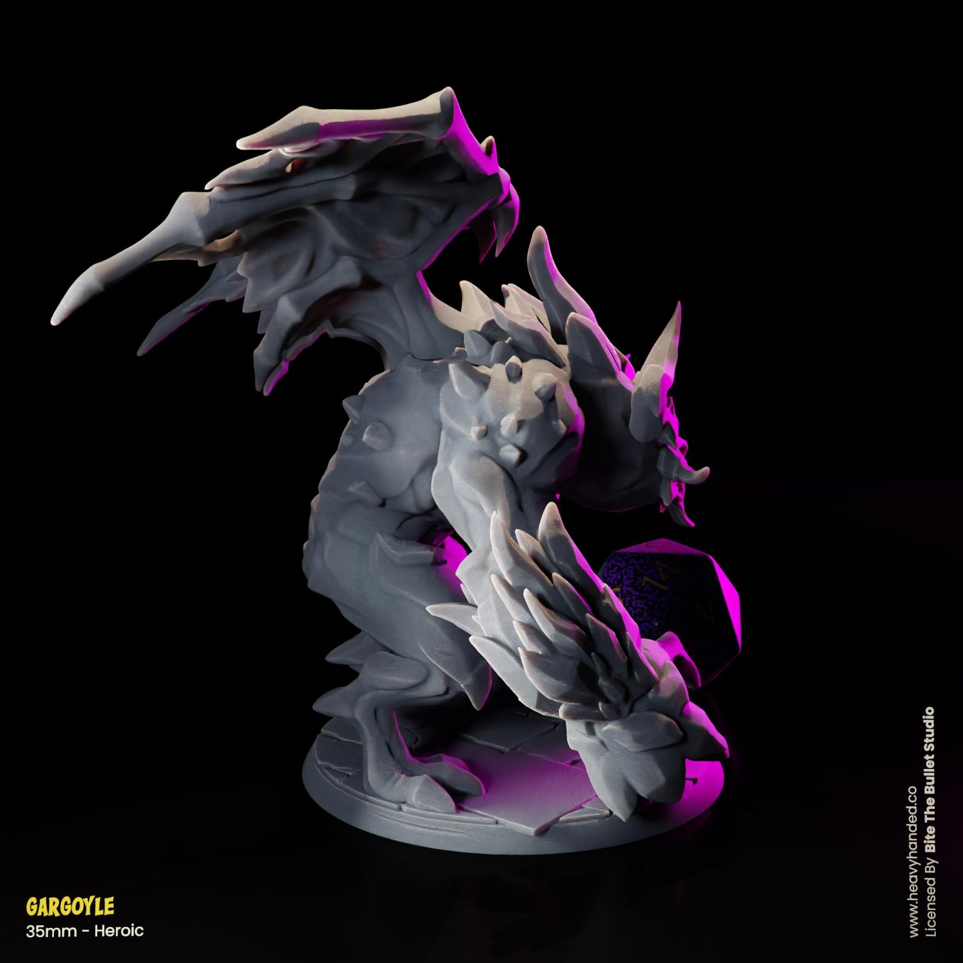 Gargoyle Miniature | Gothic Guardian for DND Terrain