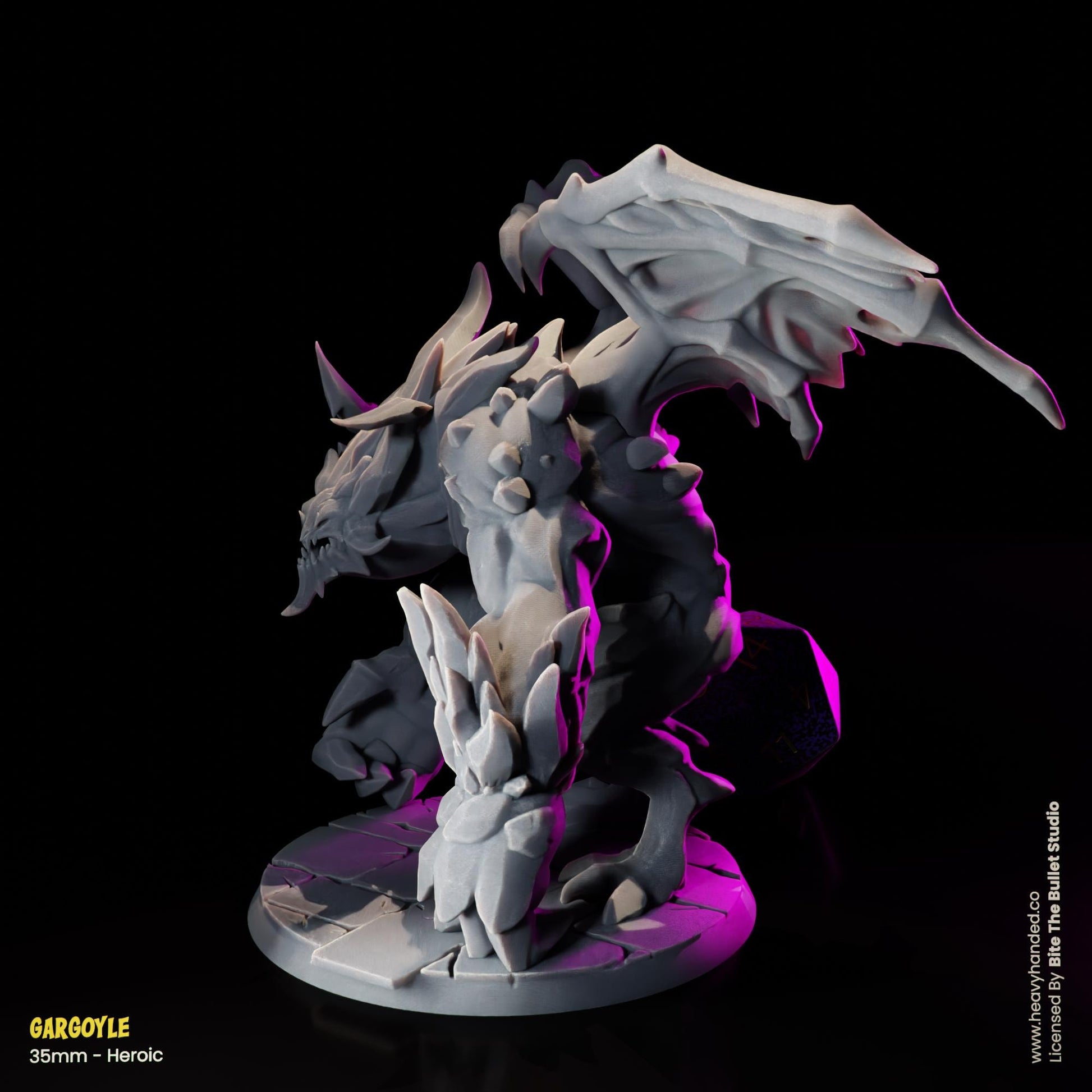 Gargoyle Miniature | Gothic Guardian for DND Terrain
