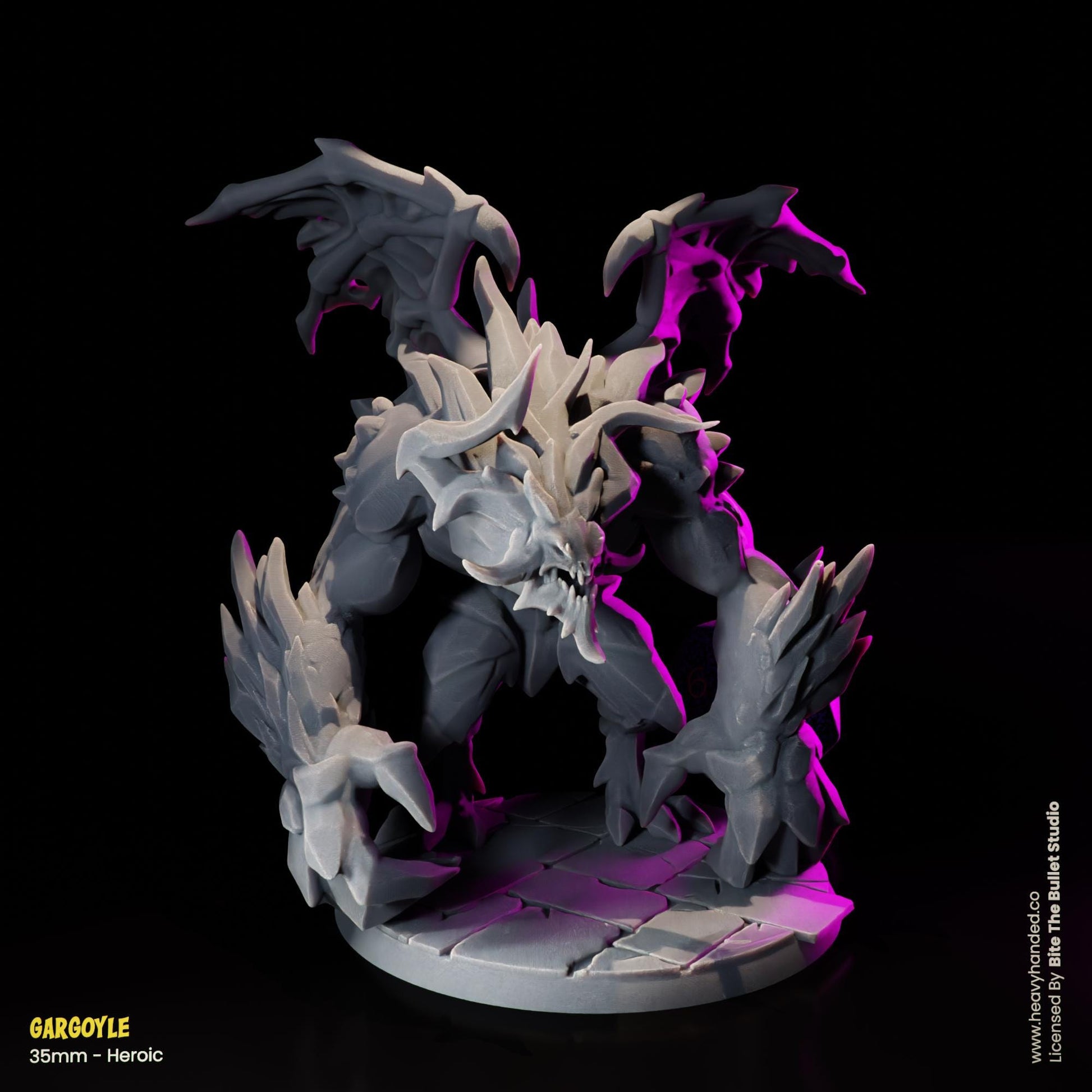 Gargoyle Miniature | Gothic Guardian for DND Terrain