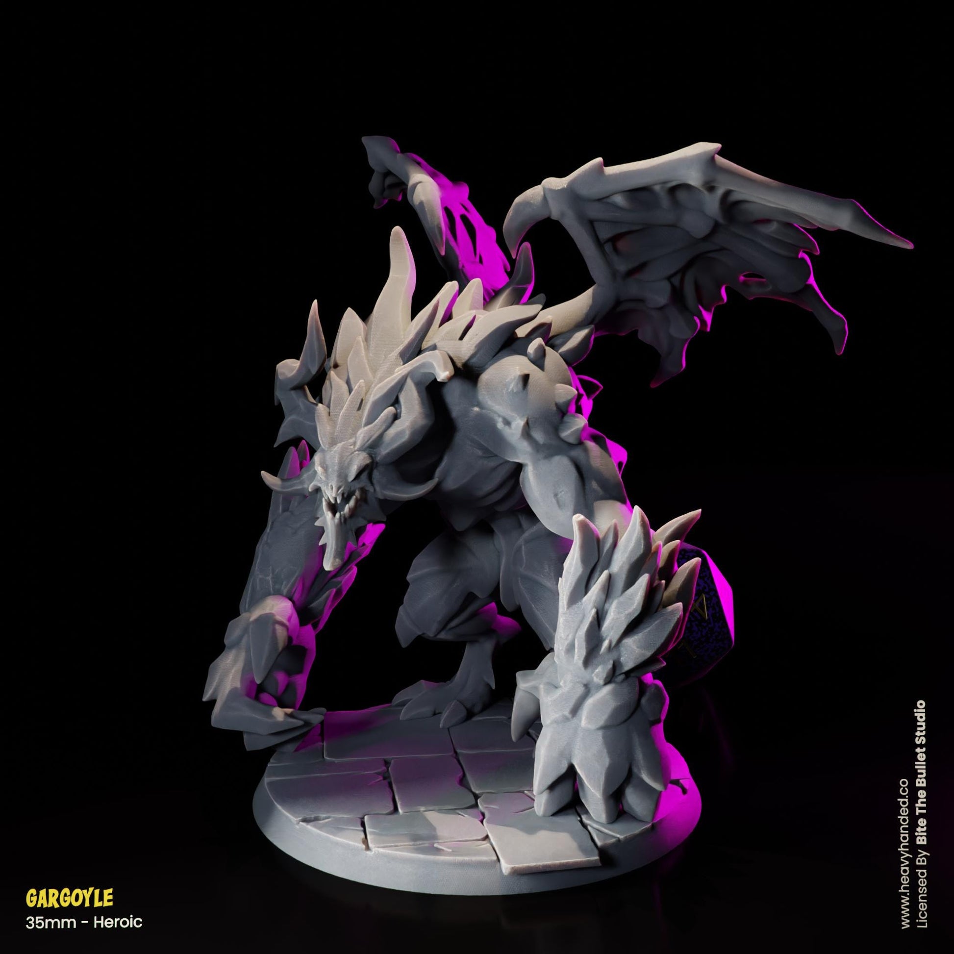 Gargoyle Miniature | Gothic Guardian for DND Terrain