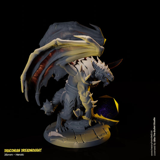 Draconian Dreadnought D&D RPG 35mm Miniature