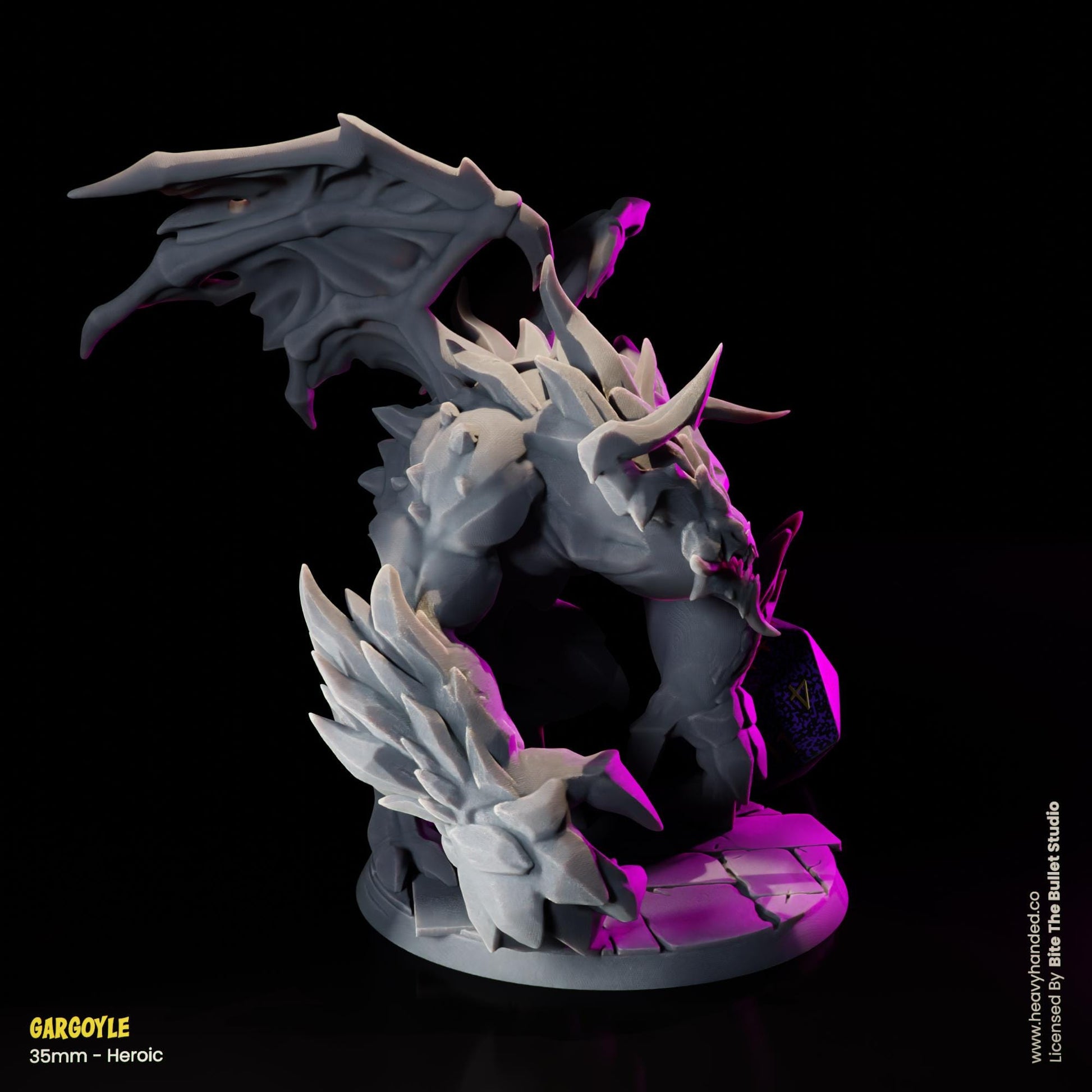 Gargoyle Miniature | Gothic Guardian for DND Terrain