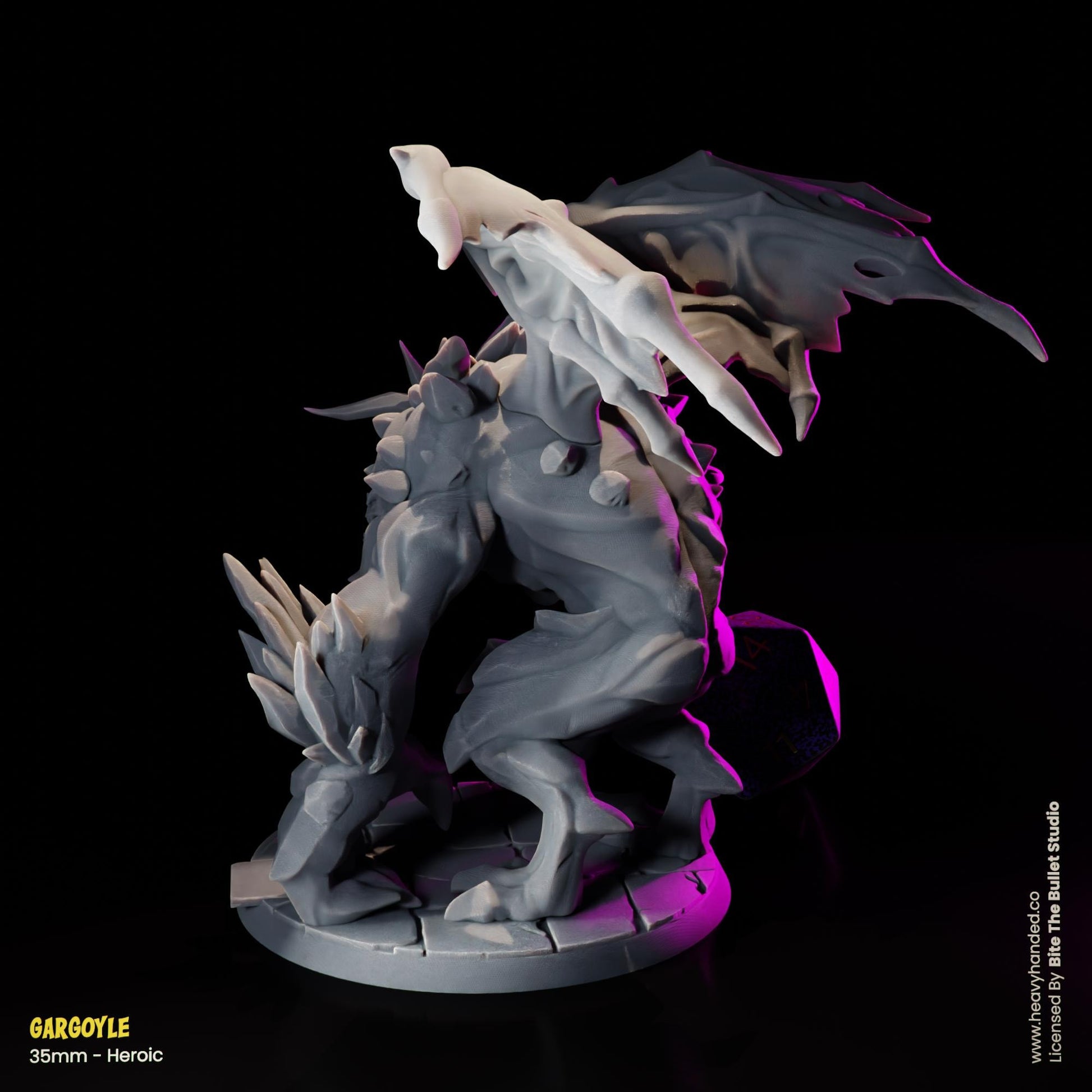 Gargoyle Miniature | Gothic Guardian for DND Terrain