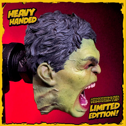 Hand-Painted Gamma Goliath Comic Fan Art Head Magnet