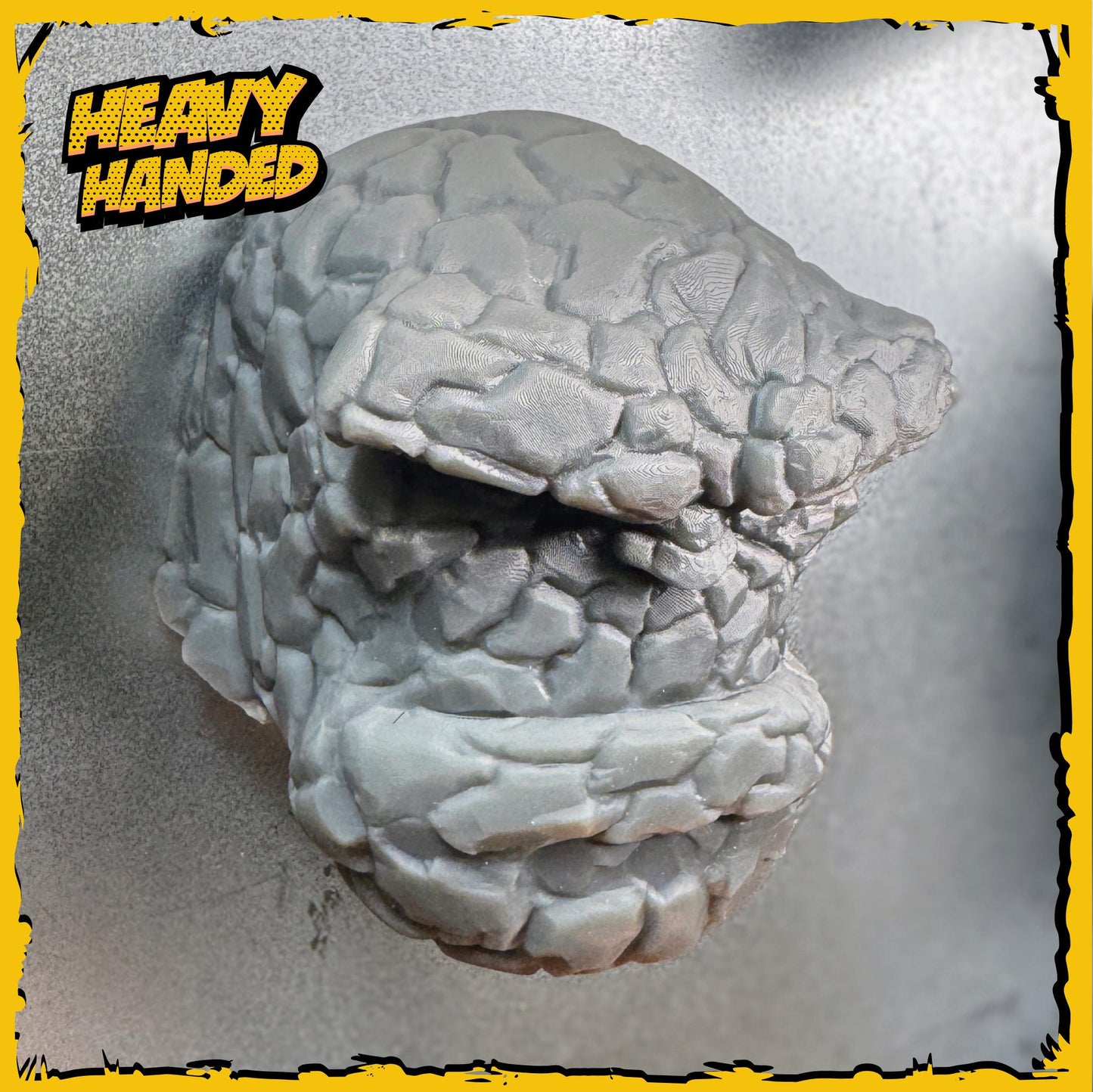 Stone Sentinel Comic Book Fan Art Head Magnet