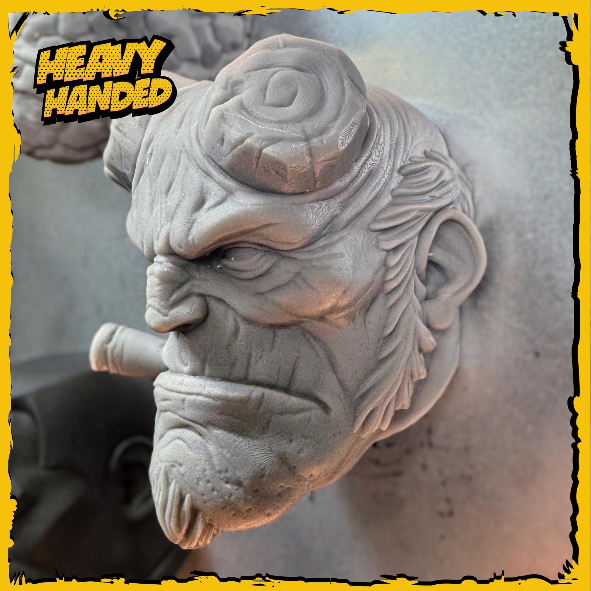 Infernal Outlaw Comic Book Fan Art Head Magnet