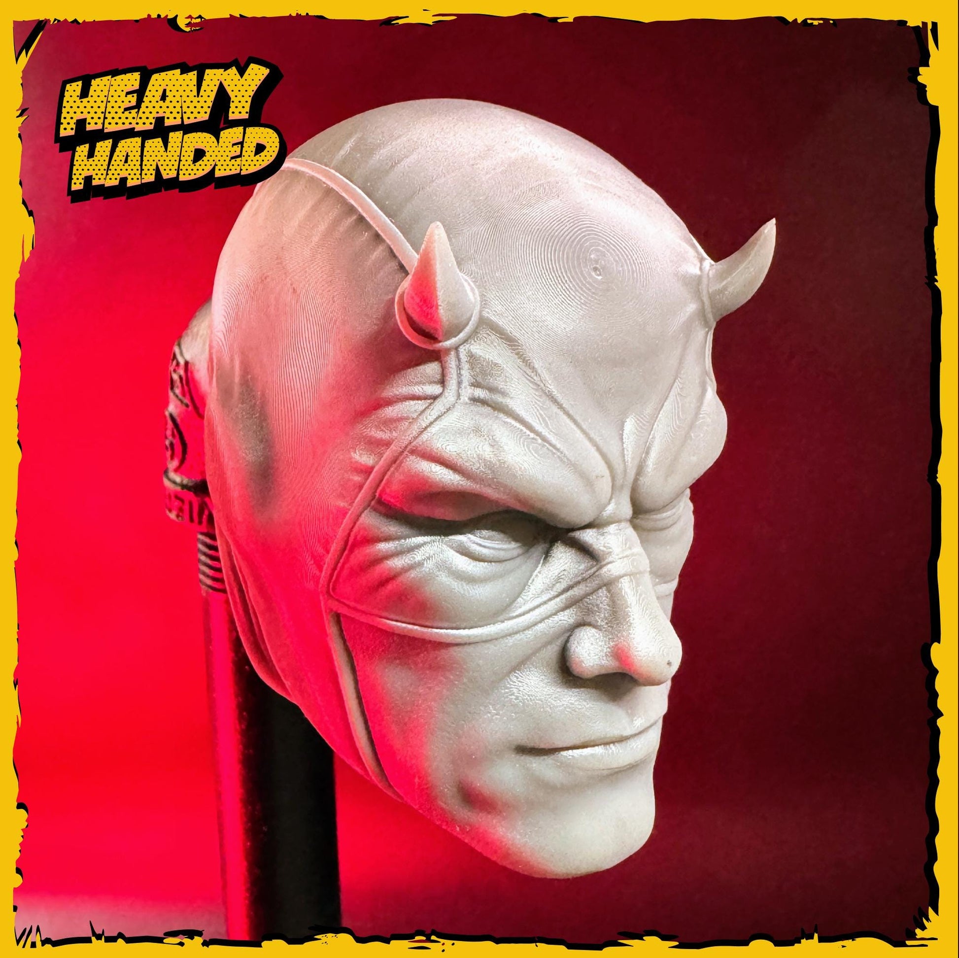 Scarlet Vigilante Comic Book Fan Art Head Magnet