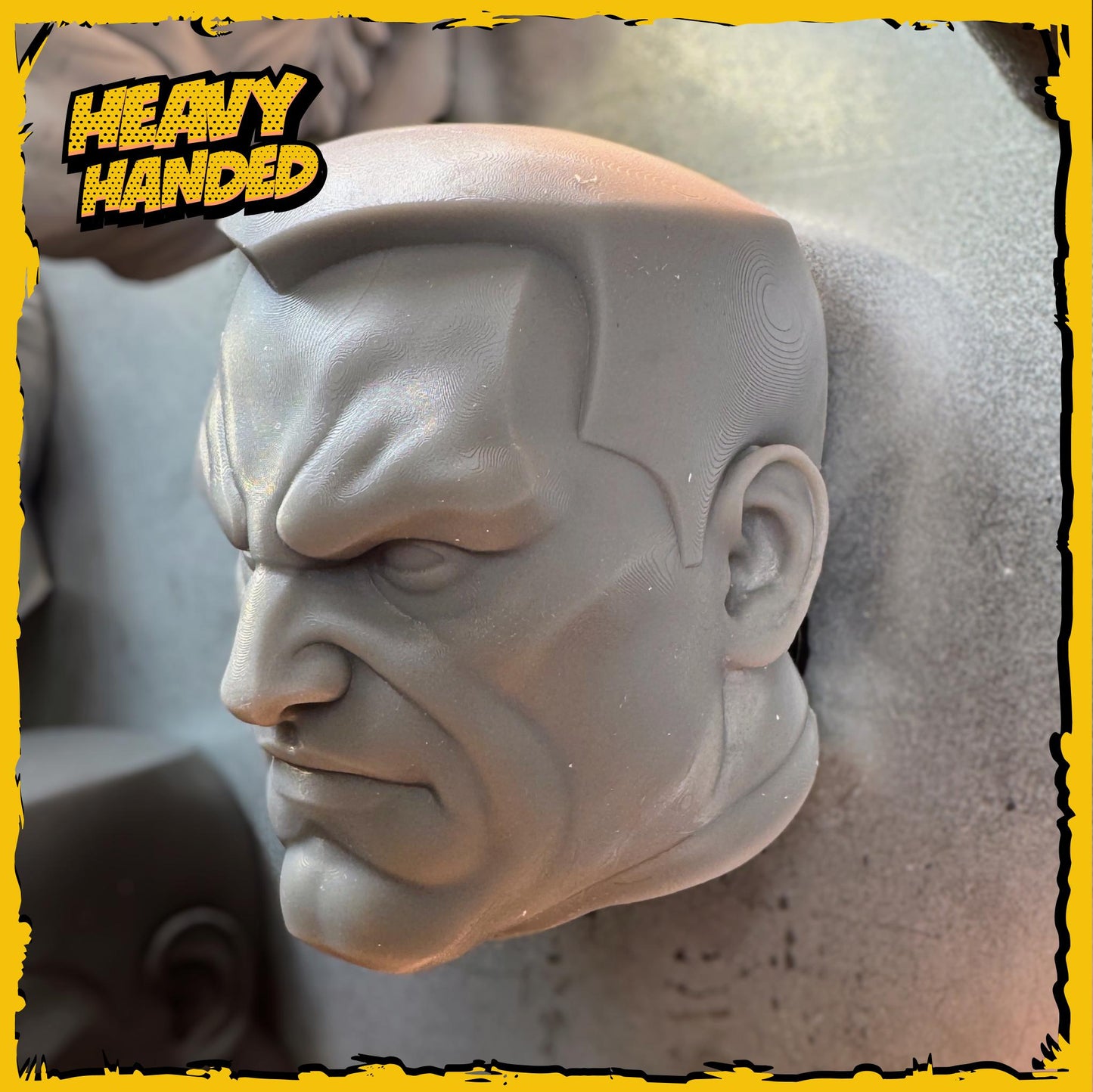 Steel Sentinel Comic Book Fan Art Head Magnet