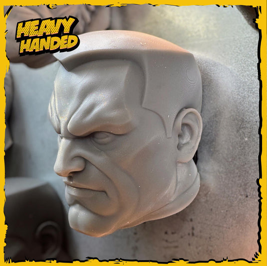 Steel Sentinel Comic Book Fan Art Head Magnet