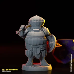 Dark souls miniature Onion Knight front view tabletop gaming figure