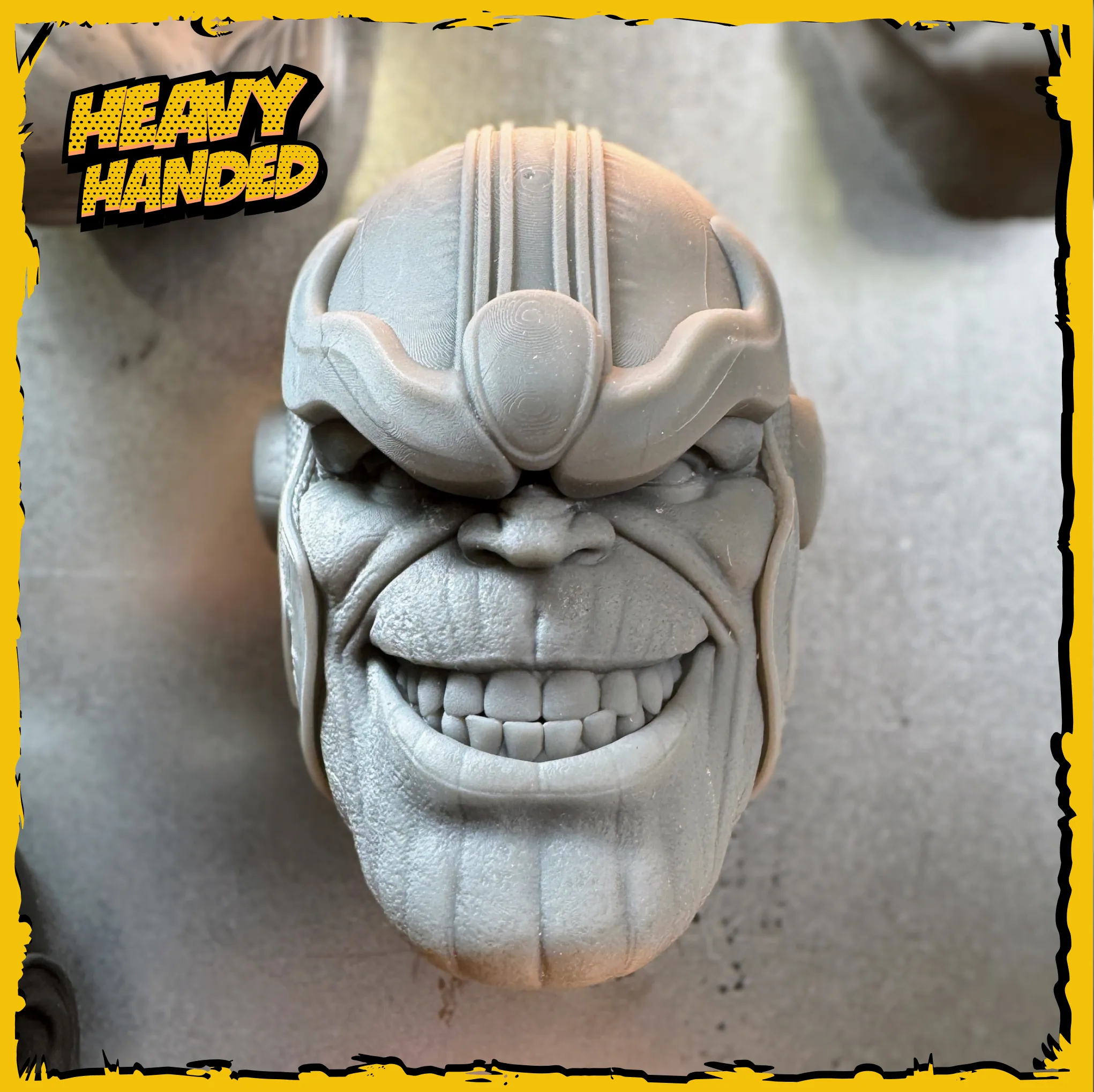Ultimate thanos magnet Infinity Titan collector bust front view